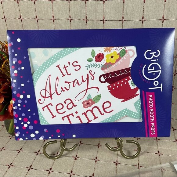 Big Dot of Happiness Tea Party Doterrific Bundle Party Supplies Paper Chains + - Picture 7 of 8